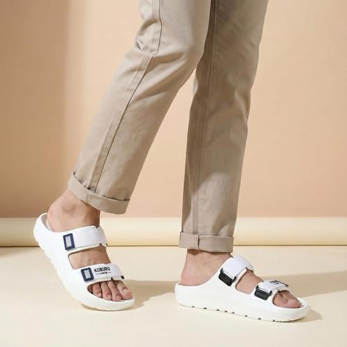 Image of KOBURG Nexa Sandals for Men| Stylish Trending | Comfortable | Super soft | Lightweight | EVA Sole | Casual Sandals | Slippers | Flip Flops for Men KF-464