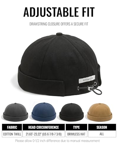 Image of CLAPE Watch Cap Work Beanie Corduroy Docker Leon Brimless Hat Rolled Cuff Harbour Hat