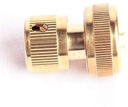 Raccordi filettati Raccordi per tubi in ottone 1 pz 16mm-3/4 (DN20) Rubinetto connettore rapido in ottone per giardino Micro irrigazione Tubo flessibile per irrigazione Raccordo adattatore Raccordo