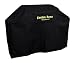 Garden Home Outdoor Grill Cover 600D, Water Resistant, Air Vents, Padded Handles, Elastic Hem Cord - Heavy Duty Burner Gas BBQ Grill Cover