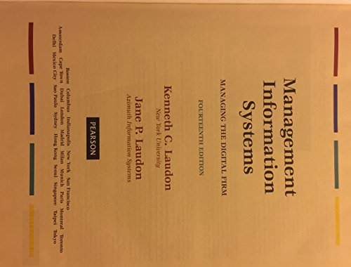 Management Information Systems: Managing the Di... 0133898164 Book Cover