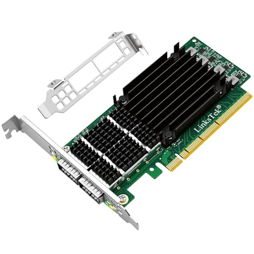 CX516A Tarjeta de red Ethernet inteligente RDMA con 2 puertos QSFP28 de 100Gb/s, Controlador Mellanox ConnectX-5 EX MT28808A0, PCIe Gen 4.0 x16 miniatura 1