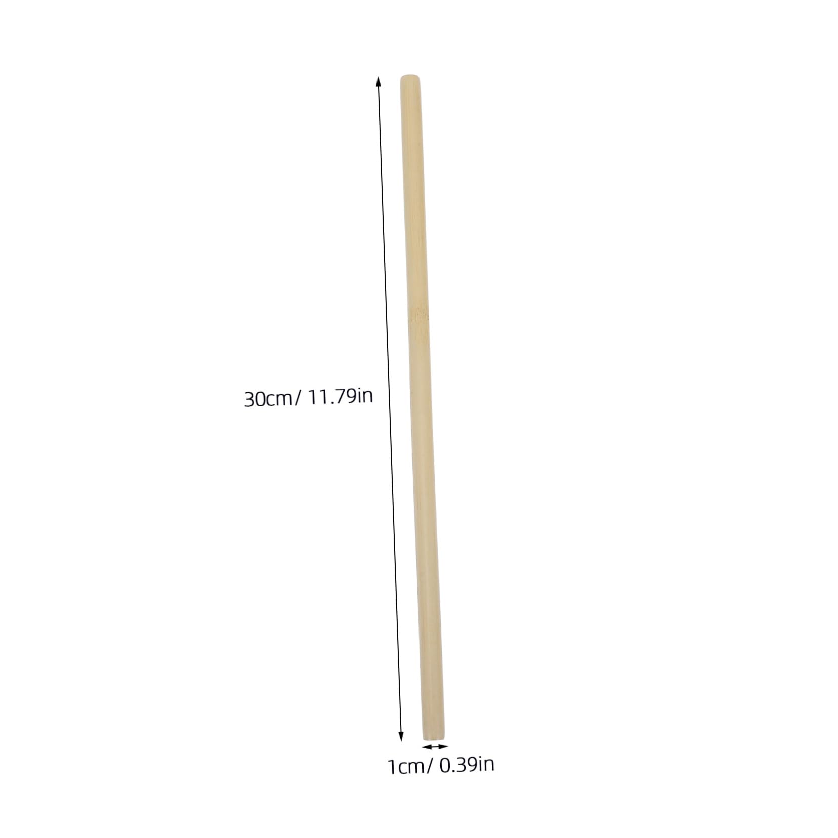 Beavorty Bamboo Massaging Stick Deep Tissue Massage Tool Facial Massager Stick Smooth Surface for Comfortable Use