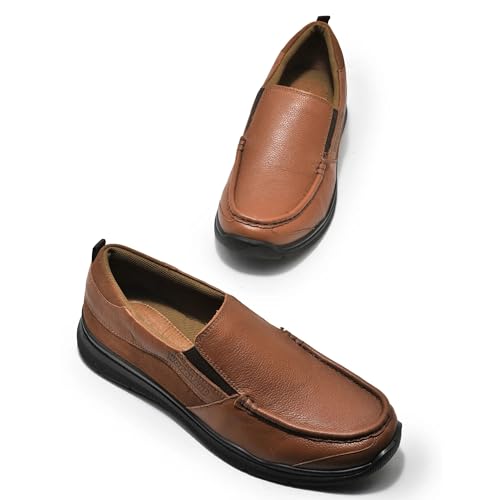 Image of Woodland Men Tan Loafer