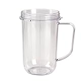 2pcs 16oz Magic Bullet On The Go Cups with Mugs & Lip Ring Replacement Part Original