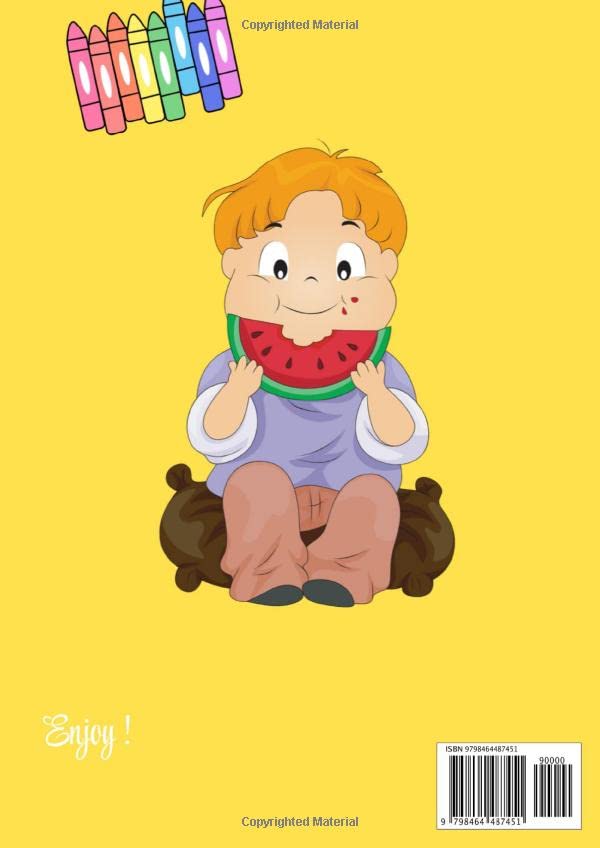 ALPHABET FOOD COLORING BOOK | Alphabet coloring worksheet, Time to learn, Coloring book, Big activity workbook, simple and familiar pictures, Good ... for little hands. FOR TODDLERS and KIDS. image 3