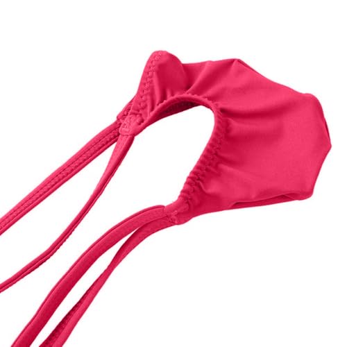 Men's V-string Sissies Thong V Back Sexy Low Rise Backless Thong 3 Pack3