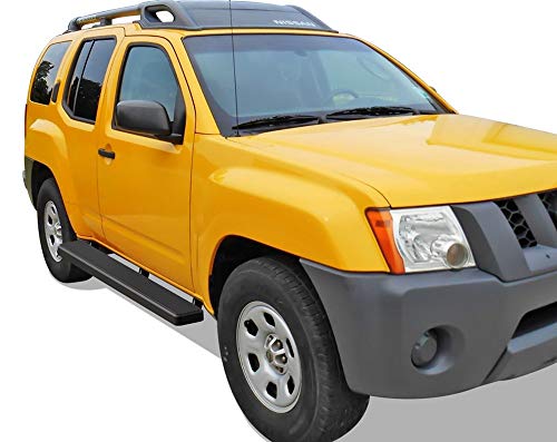 Estribos negros mate de acero para Nissan Xterra 2005-2015 miniatura 6