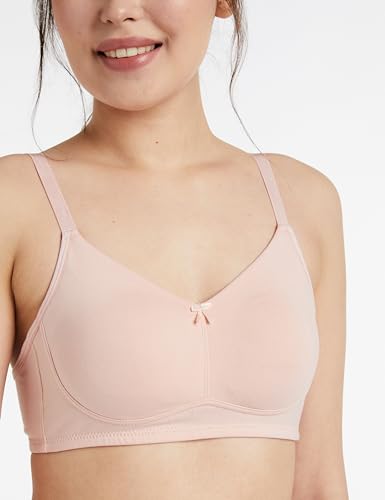 Image of Amazon Brand - Symbol Women's Cotton Stretch Non Padded Wire Free Full Coverage Lift Up Bra