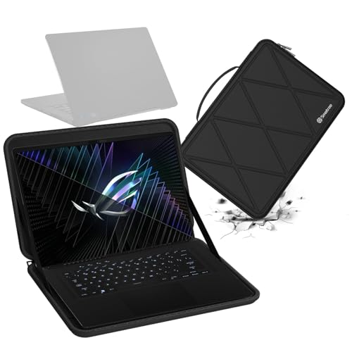 Image of Smatree Hard EVA Protective Sleeve Case Compatible For 16 Inch Alienware M16 R2 Gaming Laptop And Anti-Shock Notebook Bag (Not Fit With Alienware M16 Gaming Laptop !) (X8286), Black