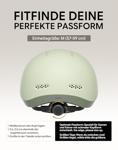 InnerKing Fahrradhelm Damen Herren Leichter City- & Rennradhelm – Ansicht 2
