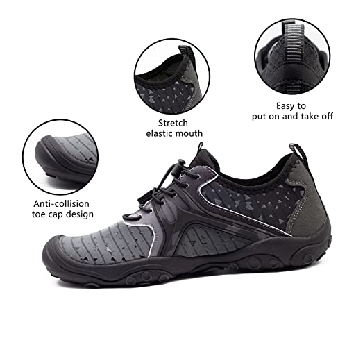 Womens Mens Water Shoes Barefoot Quick Dry Aqua Sports Shoes for Pool Beach Surfing Walking Kayaking4