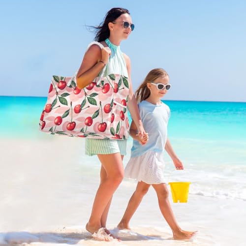 Image of senya Large Beach Bags Totes Swim Canvas Tote Shoulder Bag Water Resistant Bags for Gym Travel Daily