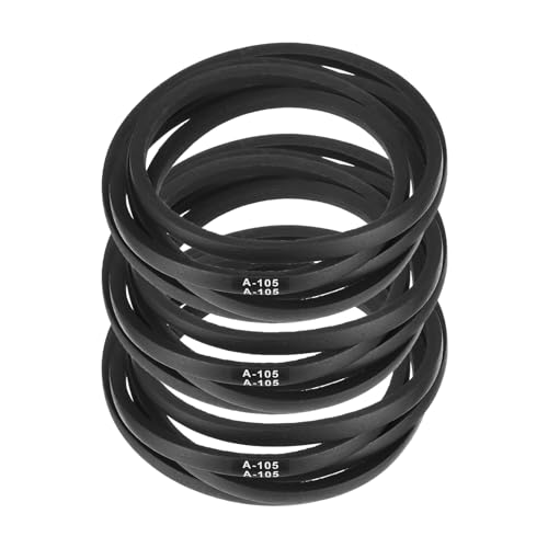 uxcell 3pcs A105 or 4L1070 Classic Wrapped Rubber V-Belt, 105"(2667mm) Inside Circumference, A Profile V Belt