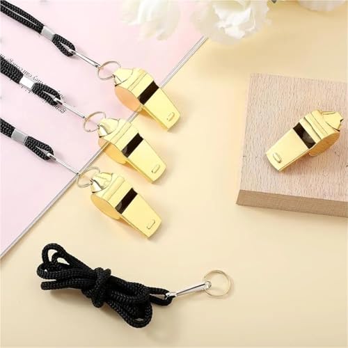Silbatos profesionales de acero inoxidable, pack de 10 miniatura 5