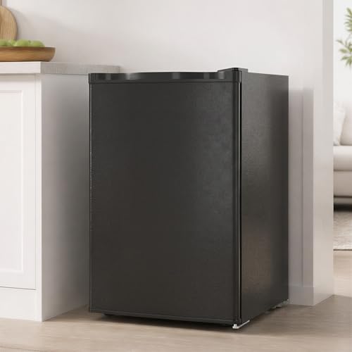 Image of TABU 3.0 Cu Ft Upright Freezer, Mini Freezer with 7 Adjustable Temp, Black | Freestanding, Energy Saving, Space Saving, Low Noise, Compact Freezer with Removable Shelves