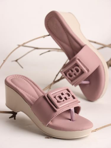 Image of CHINRAAG Women Hill Sandles For Woman CR-348