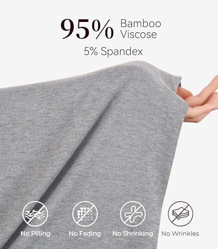 Image of NACHILA Thermal Underwear for Women-Viscose Made from Bamboo,Soft Long Johns Set Base Layer Pajamas Set Long Sleeve Pjs