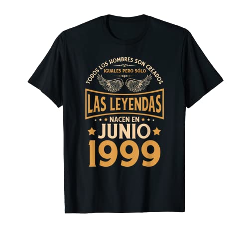 Cumpleaños Hombre Regalos Las Leyendas Junio 1999 Camiseta