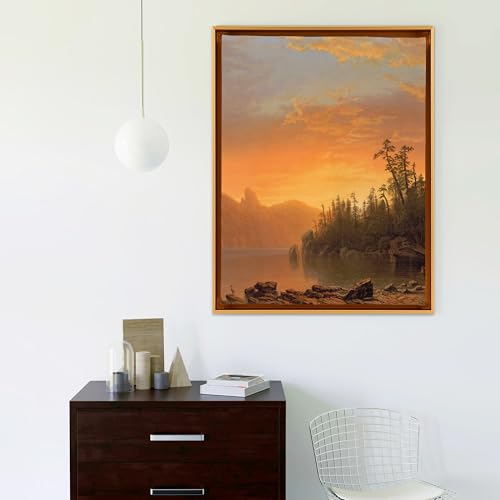 Image of Canvas Frame 11x14, DIY Metal Floating Frames, Canvas Floater Frame for 0.6 inch-0.9 inch Deep Print Painting (Gold,11 inchx14 inch)