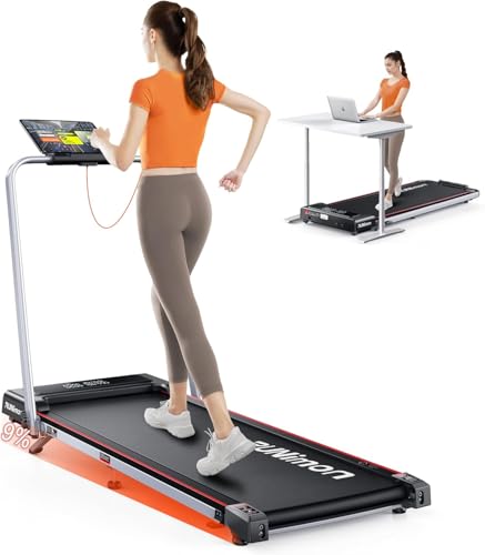 6 IN 1 Laufband für Zuhause mit Neigung,12km/h Walking Pad mit 9% Steigung,2.5HP Klappbar Laufband für Zuhause & Büro,2-LED-Anzeige,120KG,Keine Installation