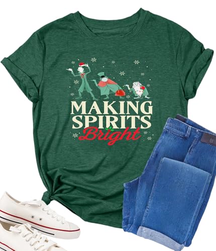 Christmas Shirts for Women Merry Christm…