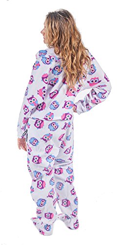 Image of Forever Lazy Footed Adult Onesies, One-Piece Pajama Jumpsuits for Men and Women, Unisex. with Detachable Feet.