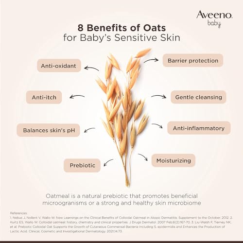 Image of Aveeno Baby Dermexa Moisturising Cream 100G With Triple Oat Complex And Ceramides To Soothe And Relieve Dry, Itchy, Sensitive Skin|Us Pediatrician Recommended|No Added Fragrance, Cortisone Or Dyes