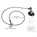 Dog Bathing Suction Tether - Restraint Strap with Collar Keeps Dog in Bathtub or Shower - Any Size Dog