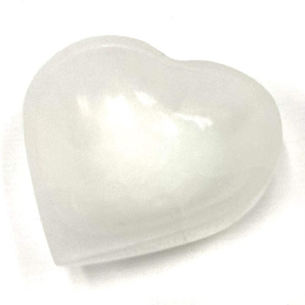 Good Heart Selenite Dish Bowl 3.93