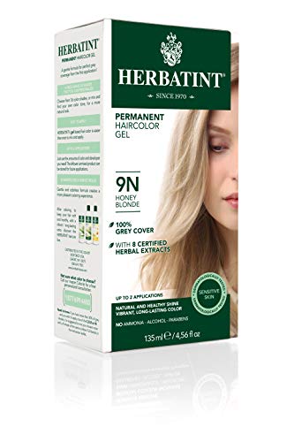 Herbatint Permanent Haircolor Gel, 9N Honey Blonde, 4.56 Ounce