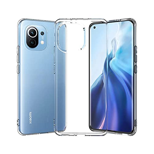 Realtech Hard Unbreakable Glass Back Cover Protection from Drops, Durable, Anti Scratch, Hard TPU Back Cover Case for Xiaomi Mi 11 Lite (Transparent) (B09JWZKR7K) Amazon Price History, Amazon Price Tracker
