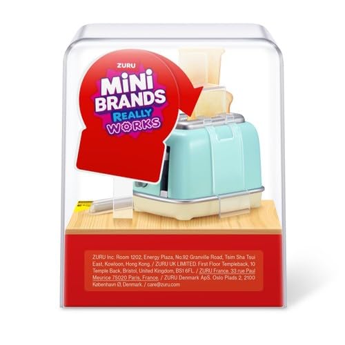 Mini Brands Magic Cook Kitchen Capsule Series 1 (Blender) by ZURU: Cápsulas con mini electrodomésticos que funcionan y coleccionables no comestibles. Magically Toasts para niños 8+, adolescentes