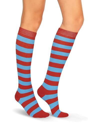 Image of Athletic Knee High Socks Stripe Running Baseball Thigh High Stockings Outdoor Sport Tube Socks