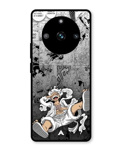 Image of Premium Anime 2 Case for Realme 11 Pro (Glossy Finish) Soft-Touch Metal TPU Back Cover, Shockproof, Designer, Aesthetic Mobile Phone Case