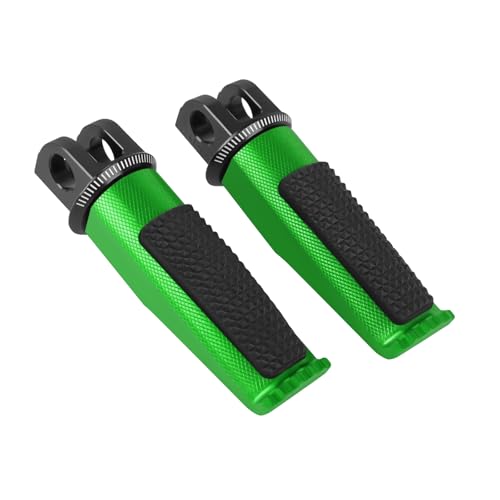 Repose-pieds moto vert antidérapant pour Kawasaki Z800 ZX6R assurant un maintien optimal