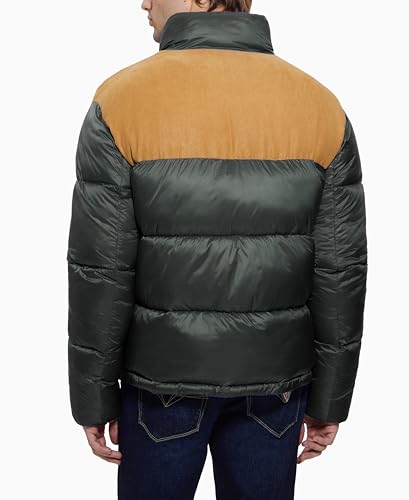 GUESS Men's Larry Fabric Block Puffer Jacket2