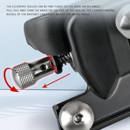 Guide de rodage Eujgoov avec base stable et serrage réglable pour fer de rabot