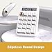 AZIO IZO Wireless Mechanical Calculator & Number Pad (White/Gold) - Bluetooth 5.0 & USB, Gateron-Blue Mechanical Switch, 9 Backlight Modes, Rechargeable, PC & Mac Compatible, White Blossom (IN103)