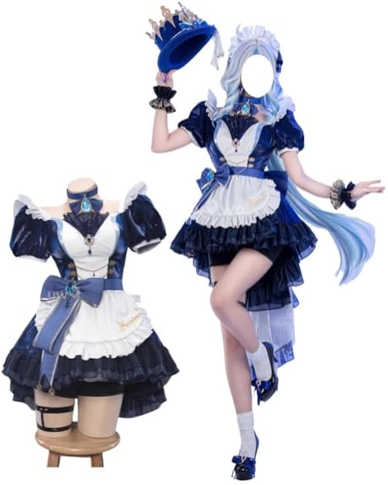 【即納】フリーナ コスプレ メイド服 原神 Amazon.co.jp: [onepines] 原神 Genshin フリーナ コスプレ衣装メイド