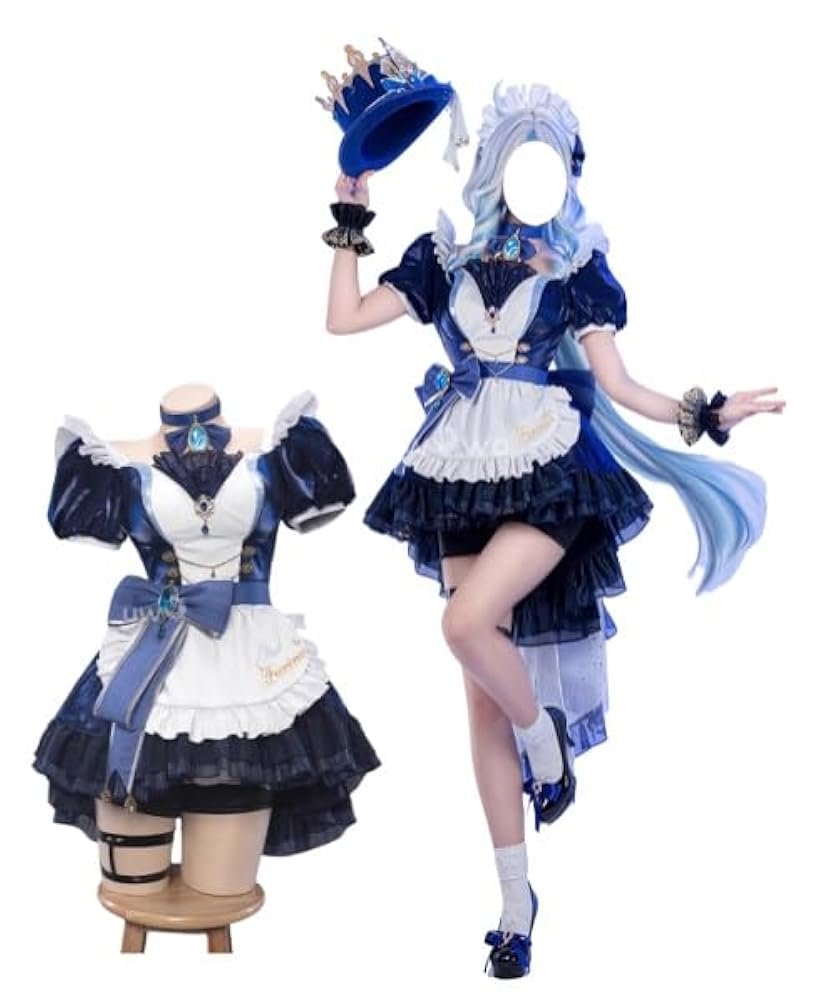 原神　フリーナ　メイドコスプレ衣装 Amazon.co.jp: [onepines] 原神 Genshin フリーナ コスプレ衣装