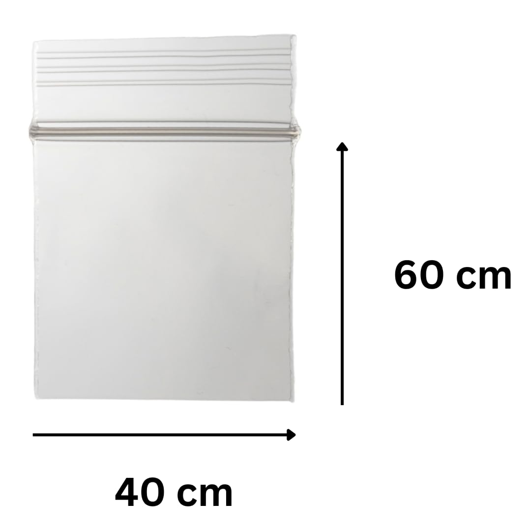 Weedness Druckverschluss-Beutel 40 x 60 cm 100 Stück EXTRA DICK Wiederverschließbare Baggys - Zipper Plastik Tütchen Tüten Klein Baggies Zip Poly Bag