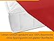 npluseins Laken ohne Gummizug - 100% Baumwolle - ca. 150 x 250 cm 701.887, rot