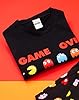 Pac-Man Pajamas Mens Arcade Game Over Black T Shirt & Loungewear Joggers Pjs Large #3