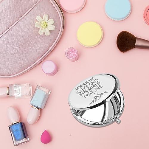 PLITI ACOTAR Compact Mirror Looking For My Rhysand In A World Full Of Tamlins Night Court Pocket Mirror For Book Lover (Rhysand Tamlins CM U) - Image 3