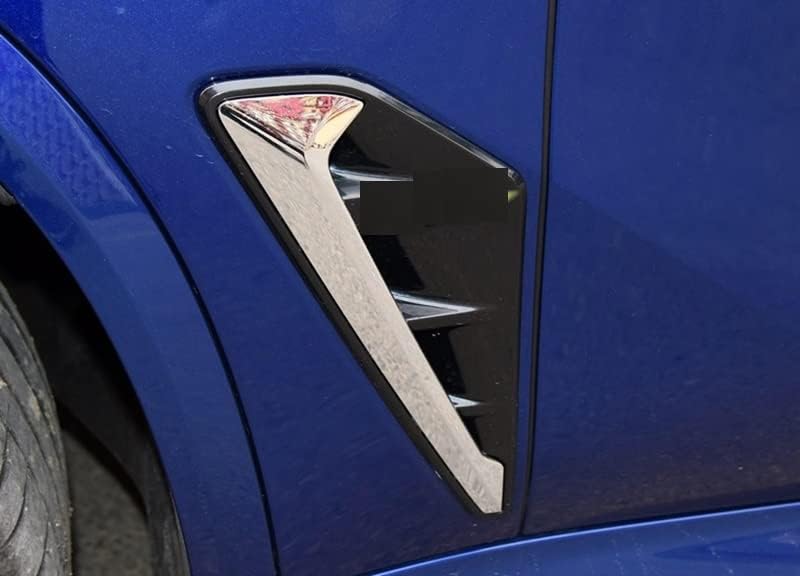 New Protective Fender Scoops Compatible with BMW X5 G05 2019-2022 (Silver)