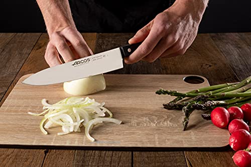Arcos Coltello da Macellaio con Lama in Acciaio Inossidabile Nitrum 300 mm – Manico Ergonomico in Poliossimetilene POM, Professionale – Nero, Serie Universal