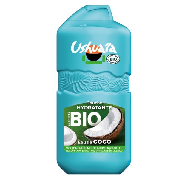 Ushuaïa Douche Hydratante Bio à l'eau de Coco 280ML
