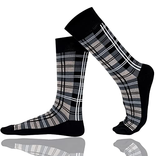 Image of Mysocks Men and Women Crew Socks Extra Fine Combed Cotton Seamless Toe