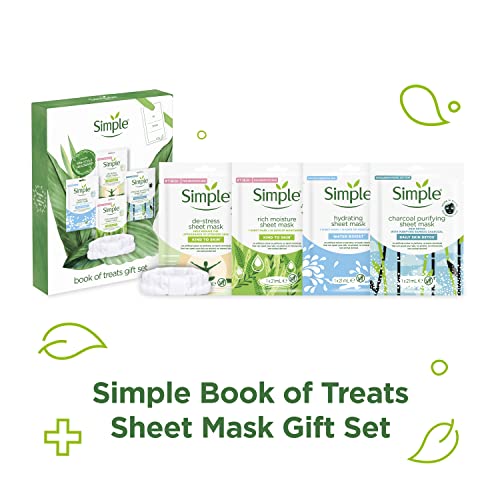 Simple Book of Treats Gift Set with a spa-style headband and face mask, perfect set of gifts for her 4 piece - Image 4